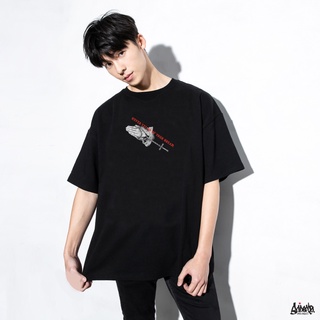 Just Say Bad ® เสื้อ Oversize Jesus สีดำ M L