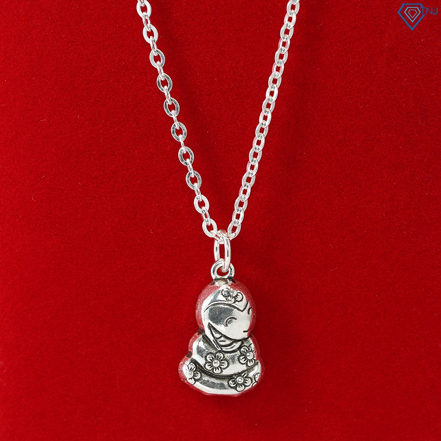 สร้อยคอเงินสําหรับเด็กชายและเด็กหญิงเกิดปีงู DCN0368 - TNJ Jewelry