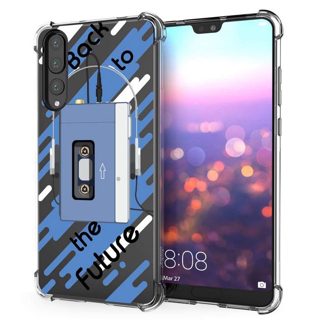 เคส สำหรับ Huawei P20 Pro Anti-Shock Protection TPU Case [Back to the Future]