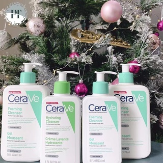 🔥ของแท้100% พร้อมส่ง🔥 Cerave Foaming Cleanser คลีนซิ่ง ทำความสะอาดผิวหน้า และผิวกาย 236ml หมดอายุ