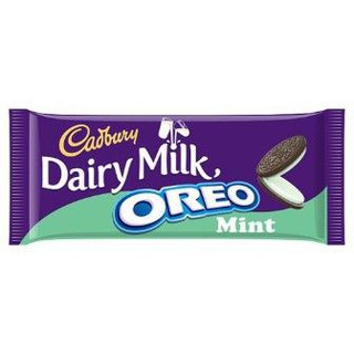 Cadbury Dairy Milk Oreo Mint 120g  แคดเบอรี่ แดรี่ มิลค์ โอริโอ มินต์ 120 กรัม