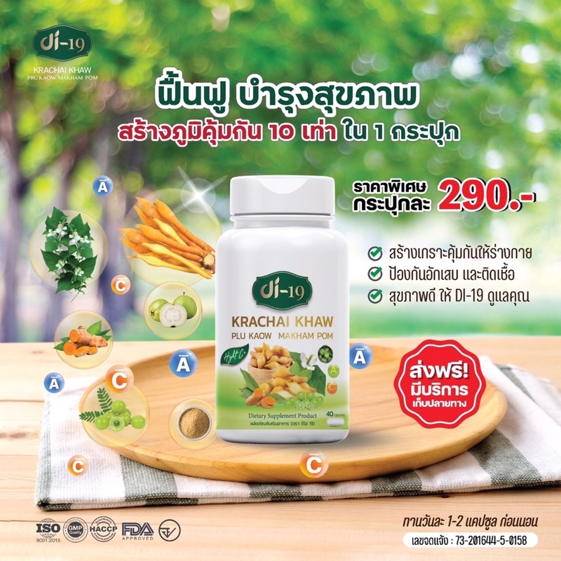 A&P Shop Di-19 กระชายขาว พลูคาว, มะขามป้อม