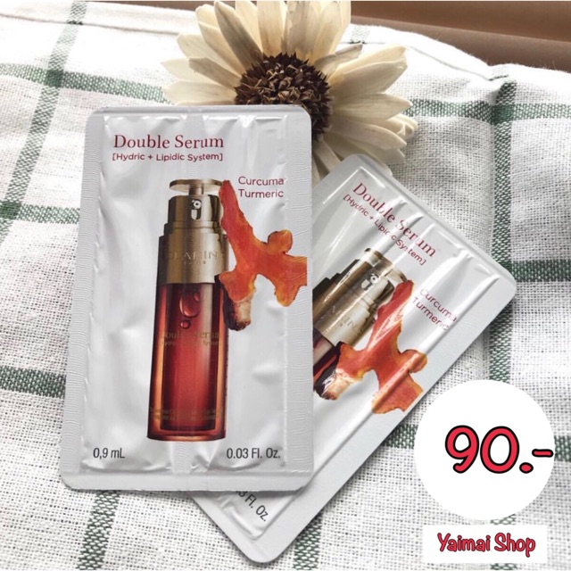 Clarins Double Serum [Hydric + Lipidic System] ▶ 0.9 ml
