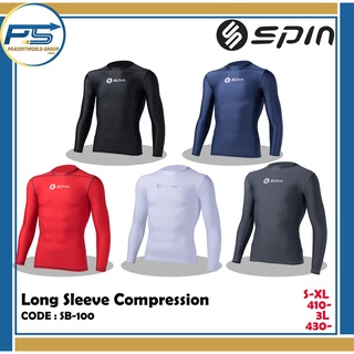 Pps Sport เสื้อรัดกล้ามเนื้อแขนยาว (Bodyfit) แบรนด์ Spin