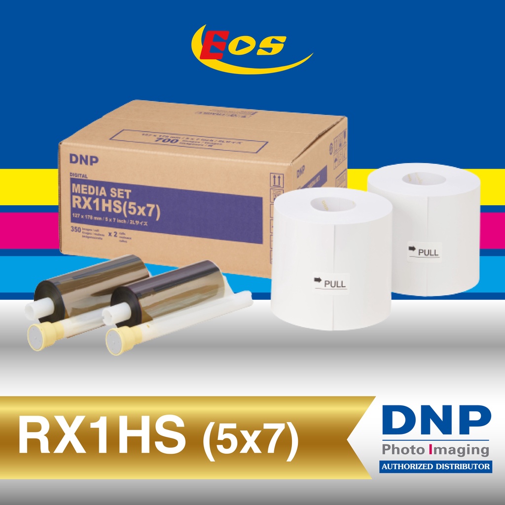 กระดาษปริ้นท์รูปDNP ขนาด5x7นิ้ว สำหรับปริ้นเตอร์RX1HS (Media RX1 5x7")