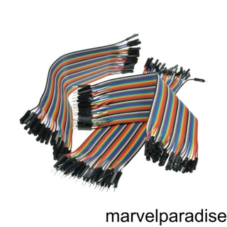 [Mapde] 120PCS Dupont Wire Male To Male Male To Female Female To Female Breadboard Jumper Wires Ribbon Cables Kit