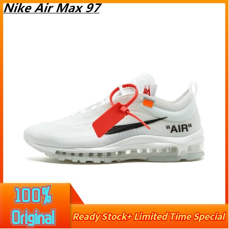 รองเท้าผ้าใบ Nike Air Max 97 สีขาว รองเท้าผ้าใบ Nike Air Max 97 สีขาว