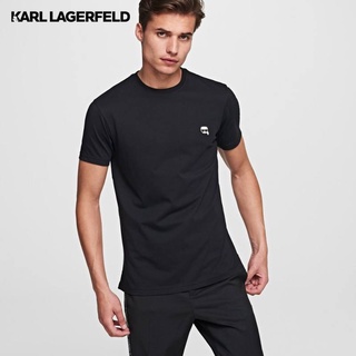 Karl Lagerfeld K/IKONIK PATCH T-SHIRT เสื้อยืดผู้ชาย