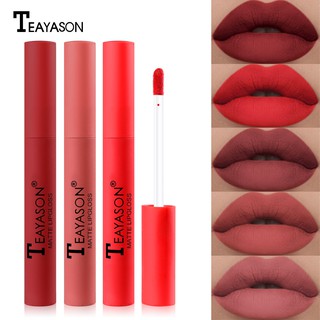 ลิปสติกเนื้อแมทลิปกลอส Velvet Waterproof Non-stick Cup Lip Cosmetic