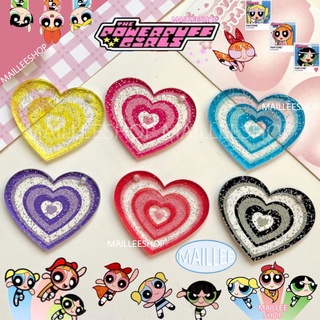 (พร้อมส่ง💗)PowerpuffGirls Keychain พวงกุญแจหัวใจ พวงกุญแจอะคริลิค พวงกุญแจพาวเวอร์พัฟฟ์เกิลส์ อะคริลิคหัวใจ จี้หัวใจ