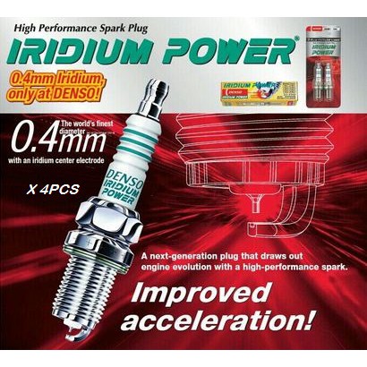 หัวเทียน DENSO Iridium Power IK16L / IK20L ผลิตในญี่ปุ่น