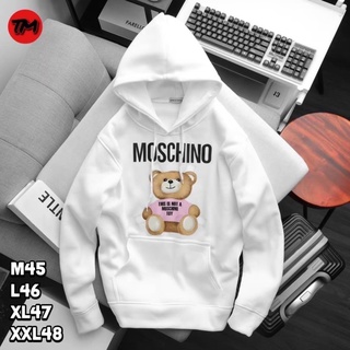 moschino เสื้อแขนยาวฮู้ด