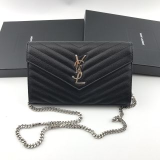 Ysl - woc 9 - สีดำอะไหล่เงิน