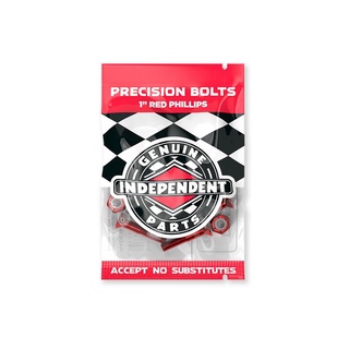 Inderpendent Precision Bolts  Phillips 1" Red