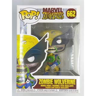 Funko Pop Marvel Zombies - Zombie Wolverine : 662 (กล่องมีตำหนินิดหน่อย)