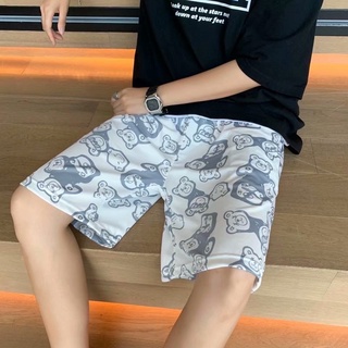 [seoul.boyy] กางเกงขาสั้นผู้ชาย shorts มีกระเป๋า ใส่ง่ายได้ทุกลุค ลายหมี ลุคสตรีท เท่ มีของพร้อมส่ง⚡️