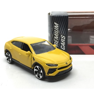 Majorette Lamborghini Urus - Yellow Color /Wheels 5LTS2T /scale 1/64 (3 inches) in Box