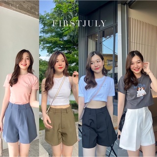 (กรอกโค้ดWYYXZWลด65฿)FIRSTJULY - Ivy กางเกงขาสั้นราคาน่ารัก ผ้าดีทรงสวย