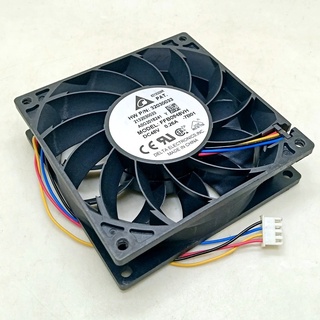 92mm 48V Cooling Fan For Delta FFB0948VH 9225 0.26A 92mm Dual Ball Bearing PWM Axial Server Cooling Fan