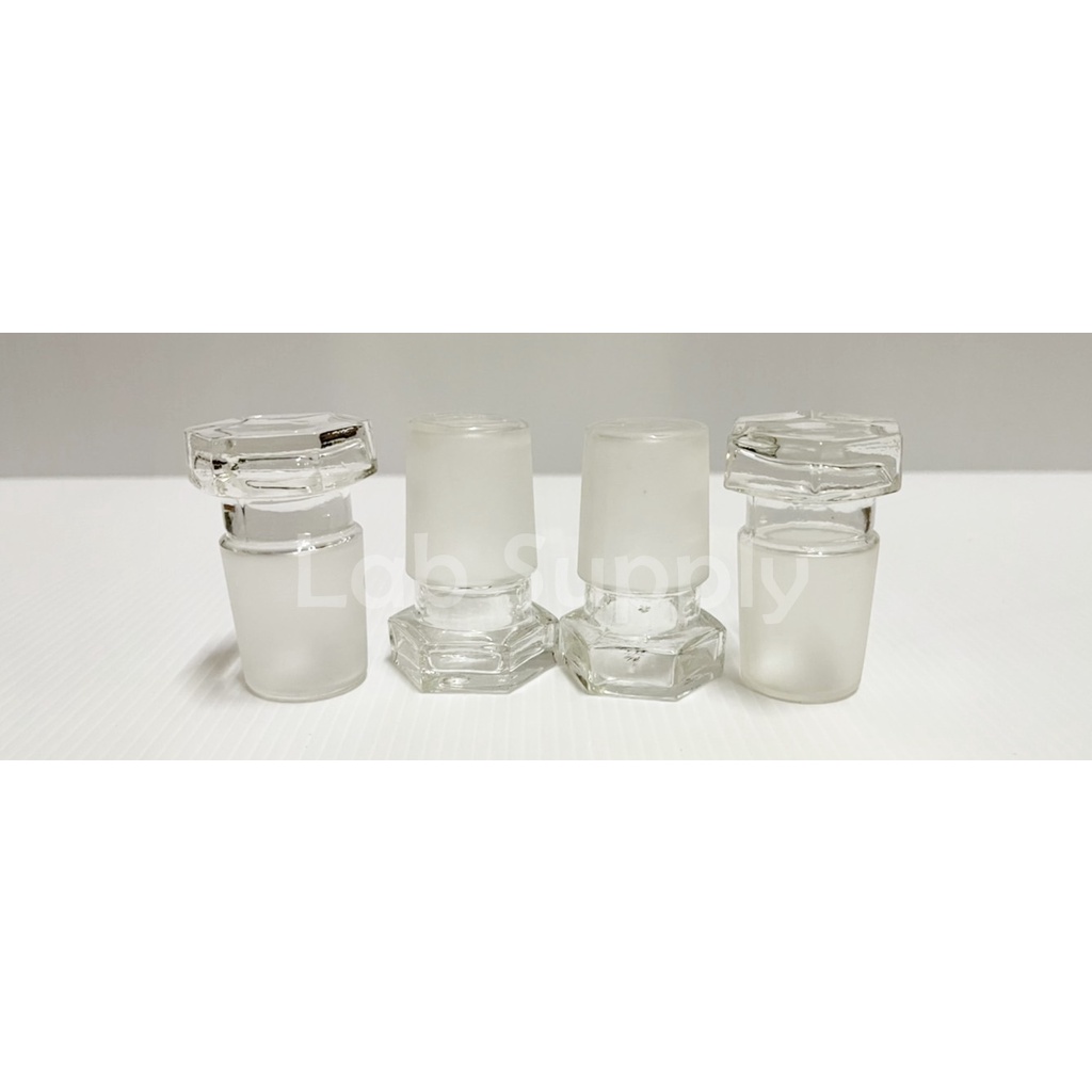 Hollow Glass Stopper , Stopper , Hexa Stopper 19/26 , 29/32 (จุกปิดแก้ว)