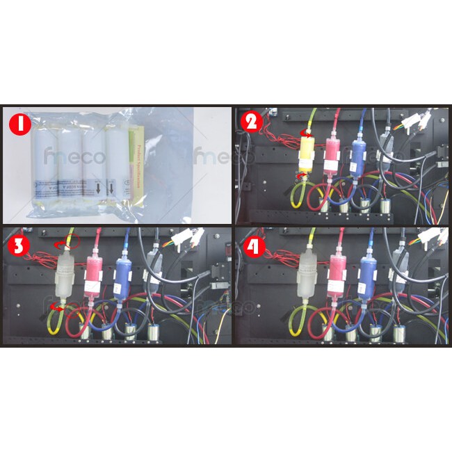 ตัวกรองหมึก กรองทรงหมึกกระบอก 5 Microns 5μm Capsule Solvent Filter ฟิลเตอร์หมึก ใช้ได้ทั่วไป