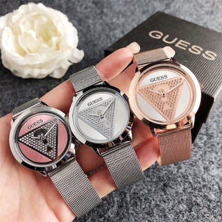 นาฬิกา guess สายถัก หน้าปัด 3.3 รุ่นใหม่ แถมฟรีกล่อง✅