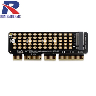 Ssd M.2 Nvme To Pci-E 4.0 X4 Riser Card Pci-Express X4/X8/X16 M อะแดปเตอร์คีย์การ์ดแม่เหล็ก