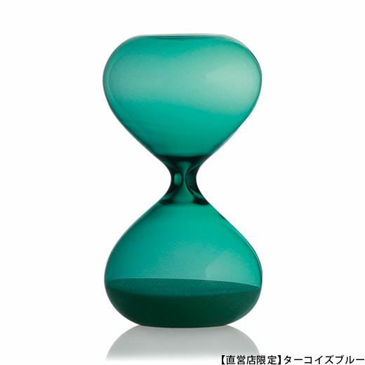 HIGHTIDE Hourglass L Turquoise Blue / นาฬิกาทราย ไซส์ L สีฟ้าน้ำทะเล แบรนด์ HIGHTIDE จากประเทศญี่ปุ่น (HDB038-TBL)
