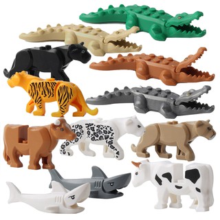 ของเล่นตัวต่อรูปจระเข้ 12 ชิ้น