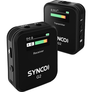 Synco WAir-G2-A1 *ของแท้รับประกันศูนย์* ไมค์ไร้สายหนีบปกเสื้อ 2.4GHz, 1 ตัวรับ/ 2 ตัวส่ง, สำหรับกล้อง Mirrorless/ DSLR