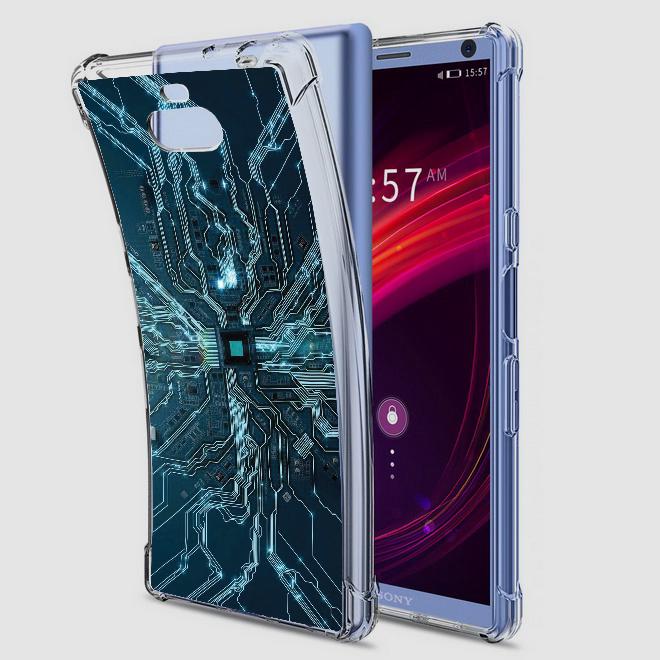 เคส สำหรับ Sony Xperia 10 Digital Series 3D Anti-Shock Protection TPU Case [DG002]