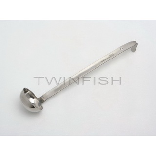 TwinFishกระบวยตักซุปสเตนเลส ขนาด 3.5 ออนซ์ หรือ 105 มล.LADLE 3.5 OZ./105 CC.รหัสSL-3.5