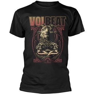 เสื้อยืดโอเวอร์ไซส์ใหม่สไตล์ขายร้อน Volbeat Voodoo Goat เสื้อยืดผู้ชายแฟชั่นผ้าฝ้าย T-shirtS-3XL