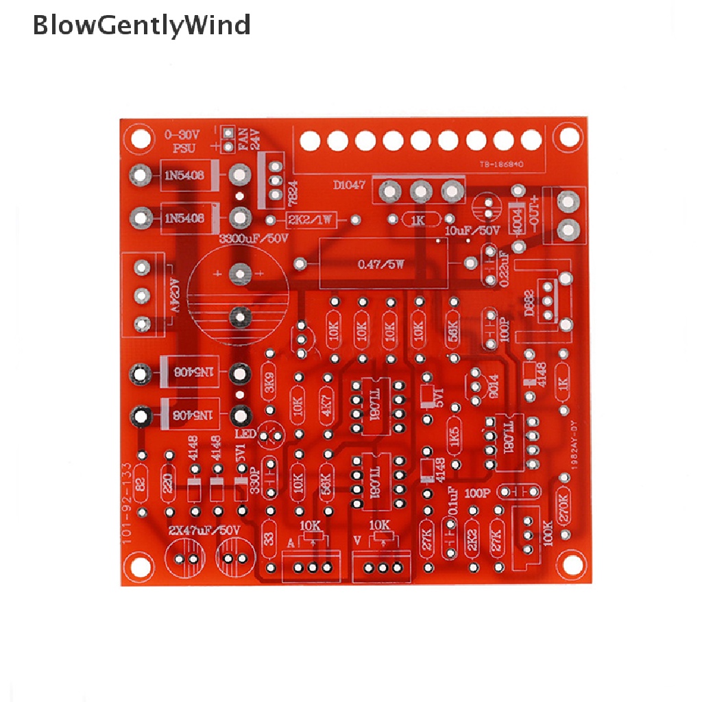 BlowGentlyWind 0-30V 2mA-3A DC Regulated Power Supply DIY Kit Protection Voltage Regulator Set BGW #1