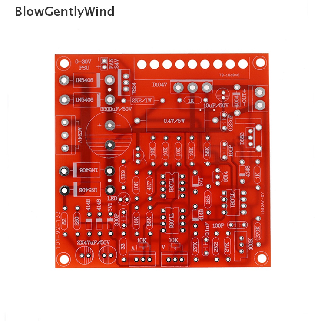 BlowGentlyWind 0-30V 2mA-3A DC Regulated Power Supply DIY Kit Protection Voltage Regulator Set BGW #5