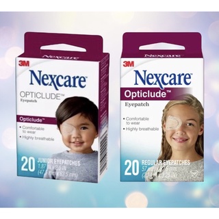 3M Nexcare Opticlude orthoptic eye patch  ที่ปิดตา กล่องละ 20 ช