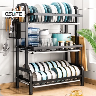 GSlife ชั้นวางจาน 2/3ชั้น ชั้นวางของในครัว kitchen dish racks