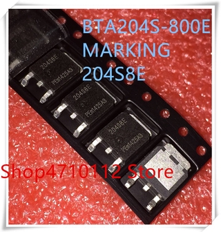 เครื่องหมาย Ic Bta204S-800E Bta204S-800 204s8e To-252 10 ชิ้น