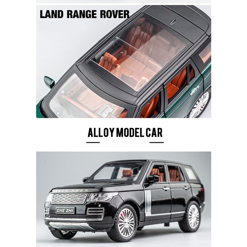 Diecast 124 Land Rover RANGE ROVER SUV Car Models Alloy Diecast Toy ...