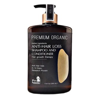 Petsmile Premium Organic Anti-Hair loss Herbal Shampoo For Dog 500ml (แชมพูสมุนไพรพรีเมี่ยมแก้ขนร่วงสุนัข))