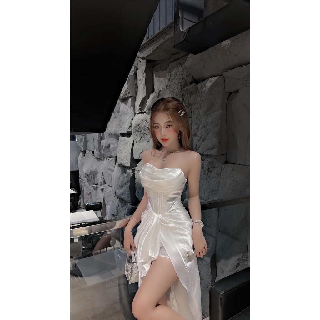 ชุดเดรสปาร์ตี้ดีไซน์หรูหราเย้ายวนและเซ็กซี่ - N161