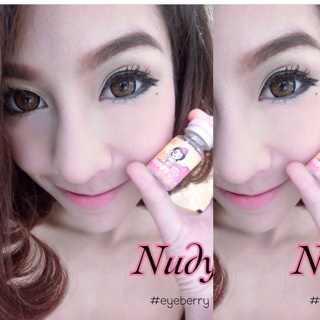 คอนเเทคเลนส์ สี Nudy brown