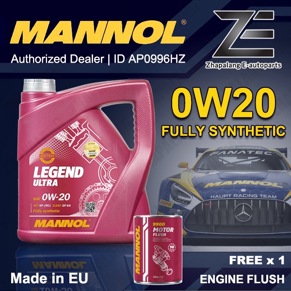 MANNOL 7918 Legend Ultra 0W-20 w/ Ester น้ํามันเครื่องสังเคราะห์แท้ 4L MN7918