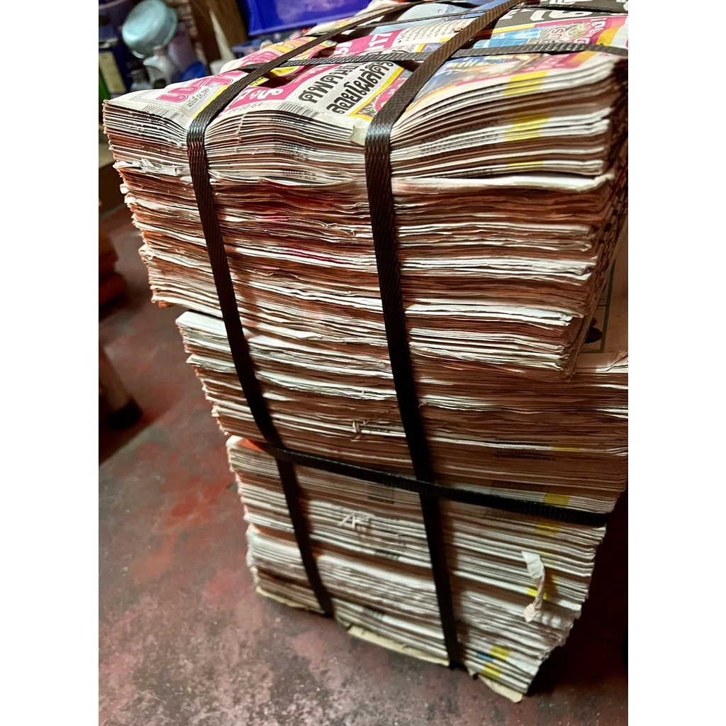 Newspaper หนังสือพิมพ์ไทยใหม่(วันที่เก่า) ใช้สำหรับ พ่นสี กันคราบกาว thumbnail 3