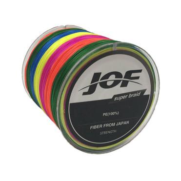 JOF ใหม่ 300 เมตร 8 เส้น PE สายการประมงถักเปีย X8 M Ultifilament ปลาเชือกลวด