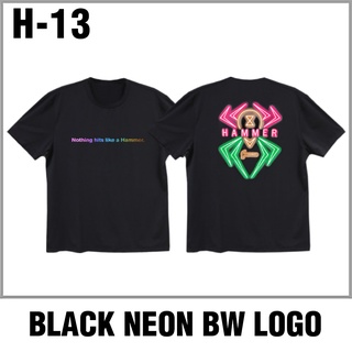 Hammer Black Widow Black Neon Logo Bowling T-shirt