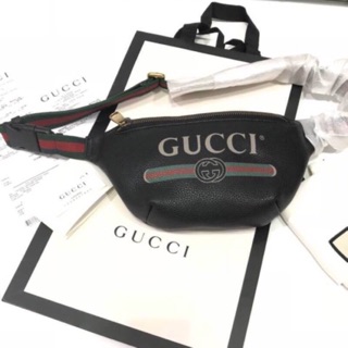 NEW GUCCI Belt bag mini leather "Authentic แท้ 💯%"