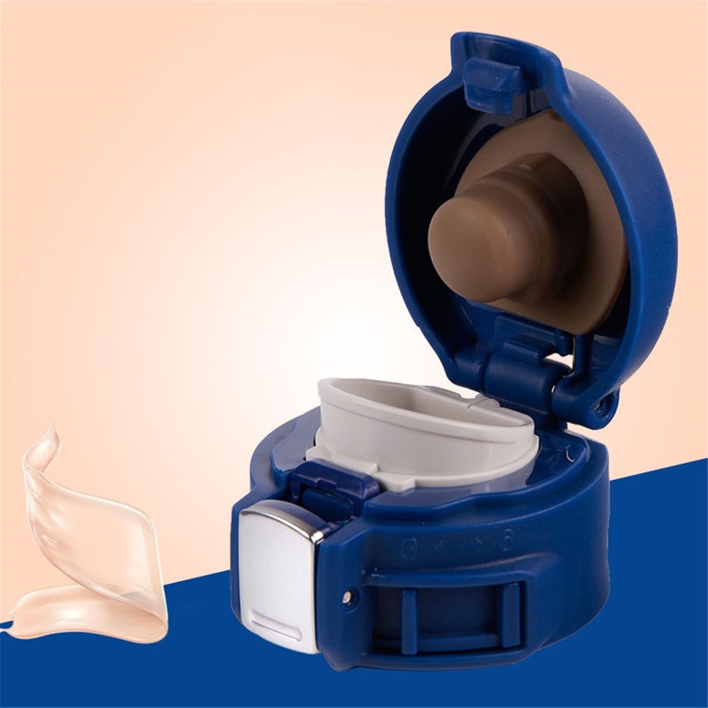 ฝาปิดกระติกน้ําร้อน ซิลิโคนใส พร้อมหลอดดูดน้ําร้อน สําหรับเด็ก - รูปที่ 4