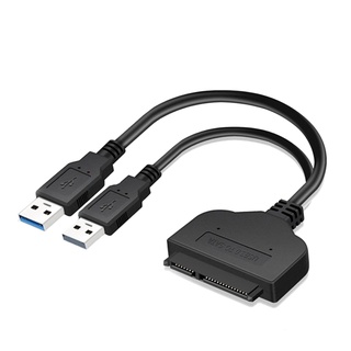 R* สายเคเบิลอะแดปเตอร์ 3 เป็น USB3 0 6Gbps ความเร็วสูง พร้อมพอร์ตพาวเวอร์ USB 2 0 สําหรับ Windows7 8 10 XP 2003