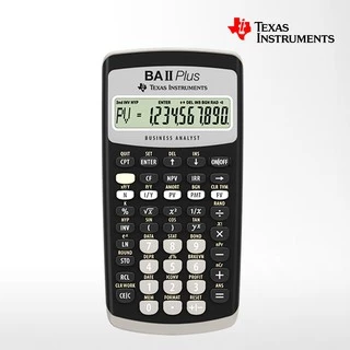 BA II Plus โฉมใหม่ เครื่องคิดเลขการเงิน Texas Instruments ของแท้ ของใหม่ ประกันศูนย์